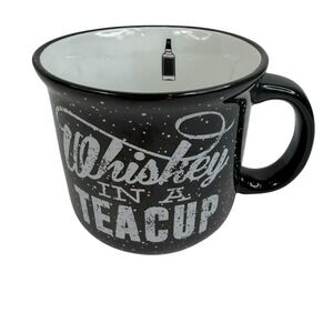 Junk Gypsy Whiskey In A Tea Cup Mug‎ 12oz. Black White  Designed In Texas